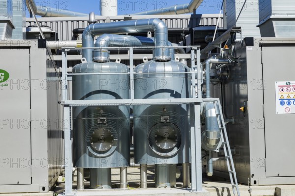The MVV Dresden GmbH fermentation plant built in 2017. Every year, 25, 000 tonnes of biowaste from