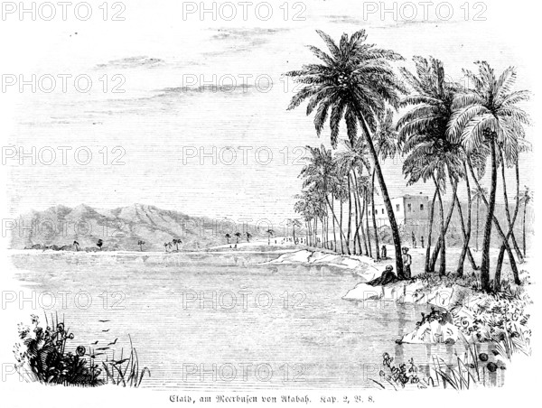 Elaid, on the Gulf of Akabah, Eilat, Gulf of Akaba, Bay of the Sea, Akaba, landscape, coast, Mount