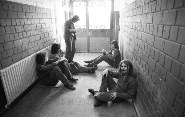 The correctional institution (JVA) in Iserlohn-Drueplingsen, here on 20 January 1975, is a juvenile
