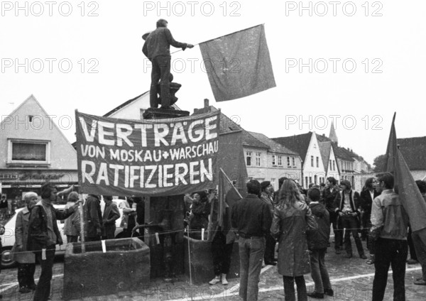 The congress of the DKP-affiliated Socialist German Workers' Youth (SDAJ) on 11.09.1971 in Bremen