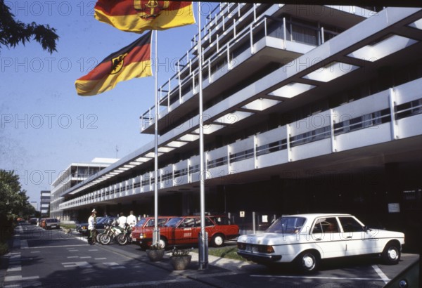 DEU, Germany: The historical slides from the 84-85 r years, Bonn Cologne. Airport on 9.7.84 BRD-DDR