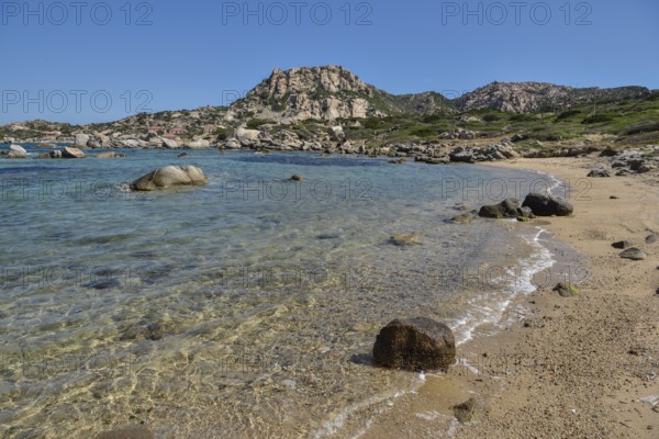Bay, Cala Francese, La Maddalena Island, Province of Sassari, Gallura, Sardinia, Italy, Europe