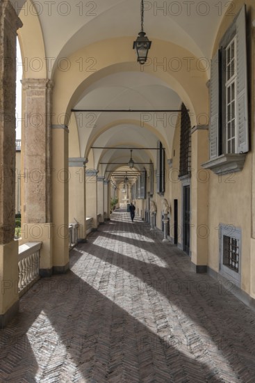 Arcade at the garden of the Villa del Principe, Palazzo di Andrea Doria, Piazza dei Principe, Genoa