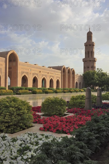 The Great Sultan Qabus Mosque in Muscat is the main mosque in Oman. It is considered one of the