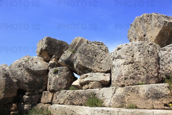 Selinunte, remains of the temples in the archaeological site of Selinunte, Trapani province,