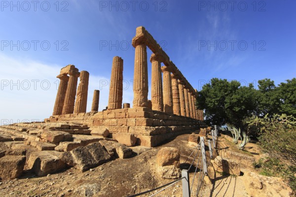 In the Parco Valle dei Templi di Agrigento, Unesco World Heritage Site, Remains of the Ancient City