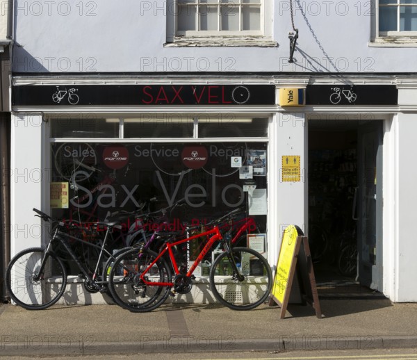 Sax Velo bike sales, service and reapir shop, Saxmundham, Suffolk, England, UK