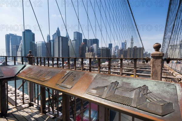 Brooklyn Bridge, historic, history, construction, architecture, Manhattan, skyline, New York City,