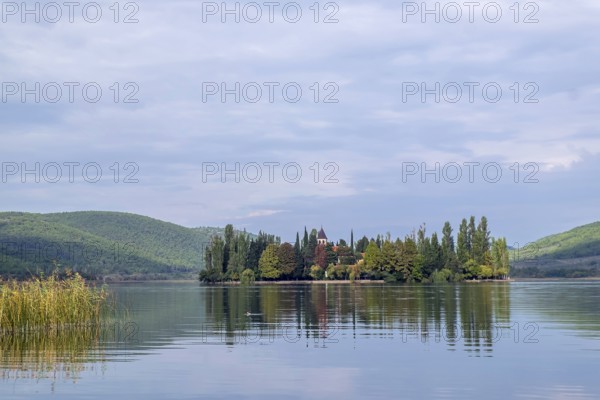 Visovac Monastery Island, Krka National Park, Croatia, Europe