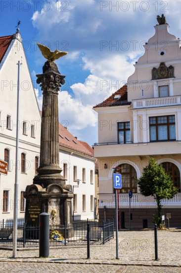 Memorial column for those killed in the Franco-Prussian War of 1870 71, Doberlug-Kirchhain,