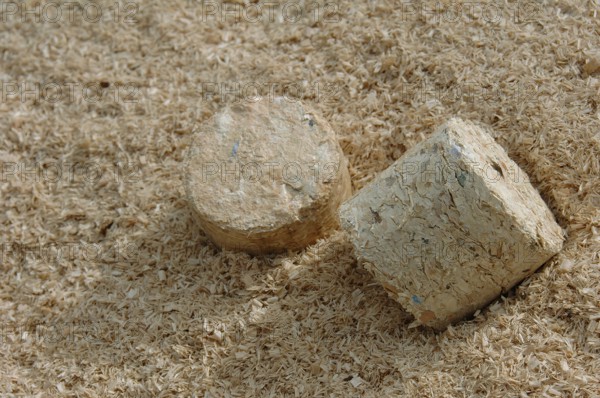 Firewood, wood fibre for pressing wood briquette