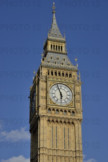 Big Ben clock tower, London, England, United Kingdom, Europe