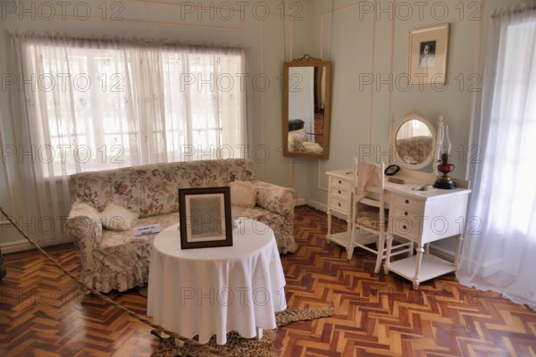 Bedroom of Karen Blixen, Karen Blixen Museum, Karen, Nairobi, Kenya, Africa