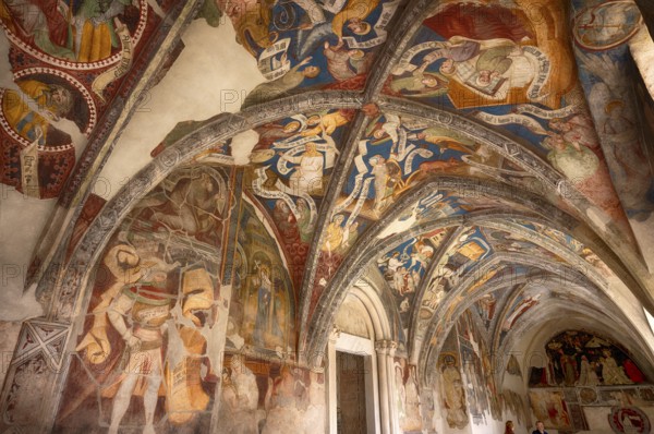 Frescoes in the cloister, Cathedral of the Assumption of Mary and St. Cassian, Bressanone