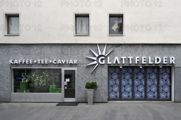 Writing Coffee, Tea, Caviar Glattfelder, St. Moritz, Switzerland, Europe