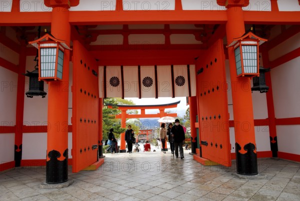 Entrance, Fushimi Inari Shrine, Kyoto, Japan, Asia