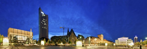 Augustusplatz is located at the end of Grimmaische Straße in Leipzig. It is approx. 40, 000 m² in