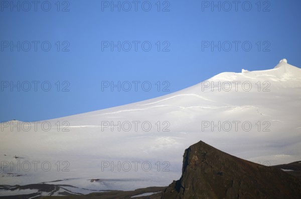 Snow and ice-covered peaks, untouched landscapes, snæfellsjökull National Park, Jules Verne's