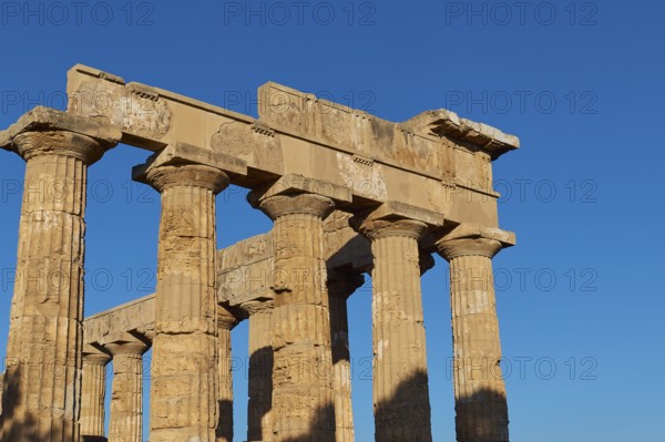 Temple E, Temple of Hera, Selinunte, Archaeological Site, Temple, Southwest Sicily, Sicily, Italy,