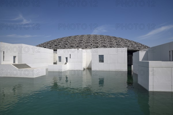 Louvre Abu Dhabi, Architect Jean Nouvel, Saadiyat Island, Abu Dhabi, United Arab Emirates, Asia