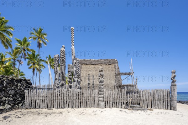 Pu'uhonua O Honaunau National Historical Park, Big Island, Hawaii, USA, North America
