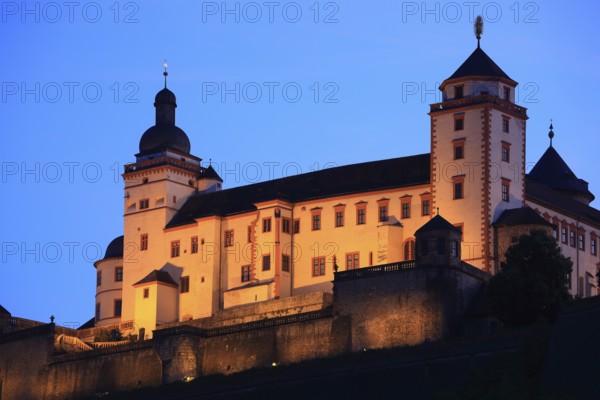 Marienberg Fortress, Würzburg, Lower Franconia, Bavaria, Germany, Europe
