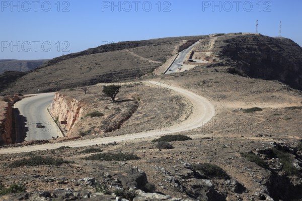 Landscape of the Southern Dhofar, Jabal al-Qamar, Oman, Asia