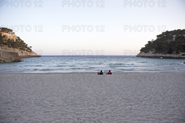 Cala Mitjana Beach, Menorca, Balearic Islands, Spain, Europe