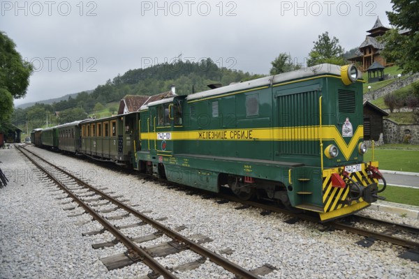 Šargan Eight, narrow-gauge heritage railway from Mokra Gora to Sargan Vitasi, Mokra Gora, Serbia,