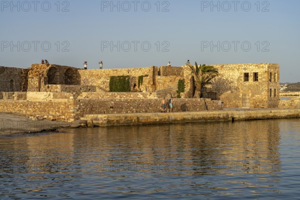 The Firkas Fortress at the old Venetian harbour, Chania, Crete, Greece, Europe