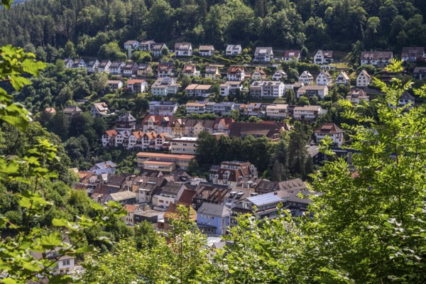 View of Triberg in the Black Forest, Baden-Württemberg, Germany, Europe