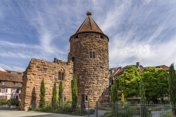 The stork tower in Lahr/Black Forest, Baden-Württemberg, Germany, Europe