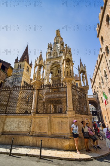Scaliger tombs, Verona, Veneto, Italy, Europe