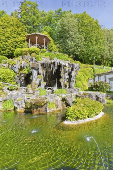 Artificial Grotto at Bom Jesus do Monte santuary, Braga, Minho Province, Portugal, Europe