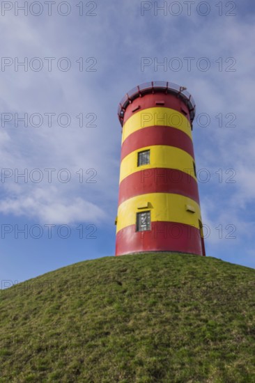 Pilsum Lighthouse, Pilsum, Krummhörn, East Frisia, Lower Saxony, Germany, Europe
