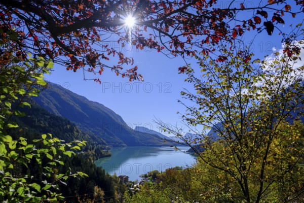 Molveno Lake, Lago di Molveno, Trentino, Italy, Europe