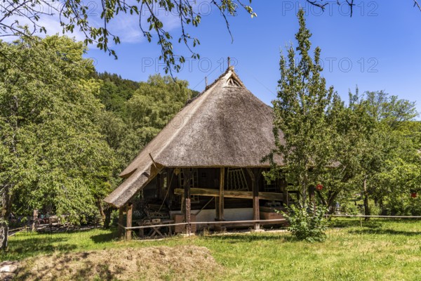 Historic farmhouse in the Black Forest Open-Air Museum Vogtsbauernhof, Black Forest, Gutach,