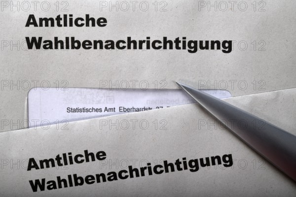 Official election notification for the Bundestag election on 23 February 2025 in the Federal