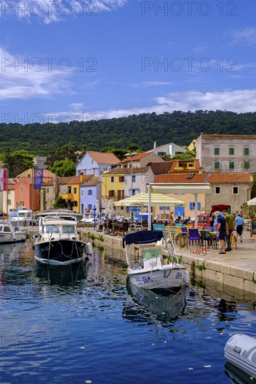 Rovenska harbour, Veli Losinj, near Mali Losinj, island of Losinj, Kvarner Gulf Bay, Croatia,
