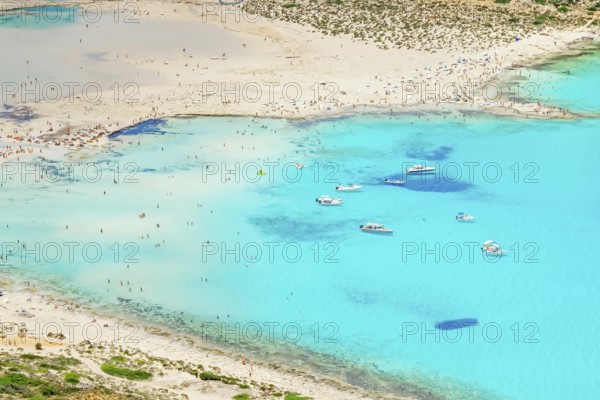 Balos bay, Gramvousa Peninsula, Chania, Crete, Greece, Europe