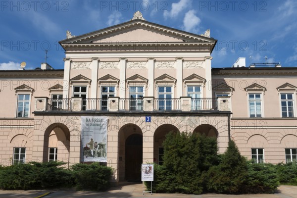 Elegant historic building with symmetrical architectural design, Lubomirski Palace, Litewski