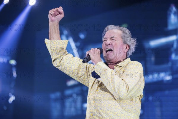 Ian Gillan, singer of Deep Purple live on 1 More Time Tour at the Max-Schmeling-Halle in Berlin on