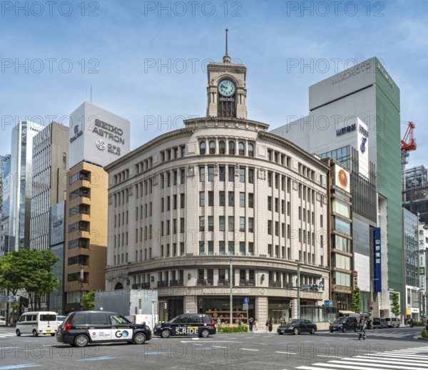 Seiko House Ginza Clock Tower building, Tokyo, Japan, Asia