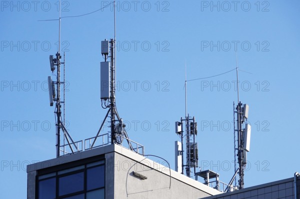 Mobile phone masts, Germany, Europe