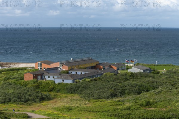 Youth Hostel, Haus der Jugend im Unterland, Heligoland Island, North Sea, Pinneberg District,