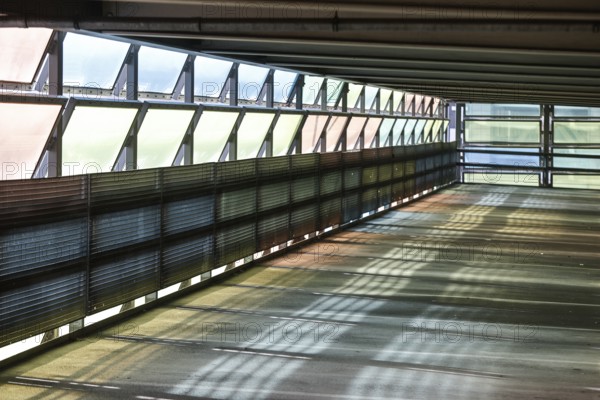 Unused parking spaces in a multi-storey car park, Berlin, 22.01.2025, Berlin, Berlin, Germany,