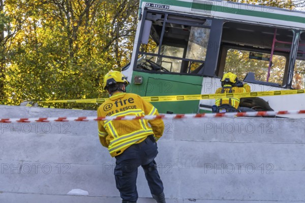 International disaster control exercise Magnitude with more than 1000 rescuers. They are rehearsing