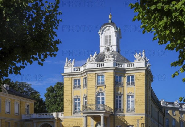 Karlsruhe, Baden-Württemberg, Germany, Karlsruhe Palace. Baroque palace from the 18th century in