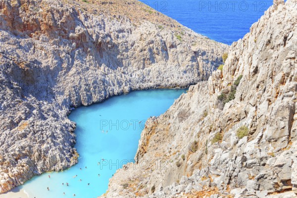 Seitan limania beach, Chania, Crete, Greek Islands, Greece, Europe