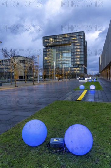 The Ruhr Tech Campus Essen, formerly the Thyssenkrupp Campus, headquarters of Thyssenkrupp,